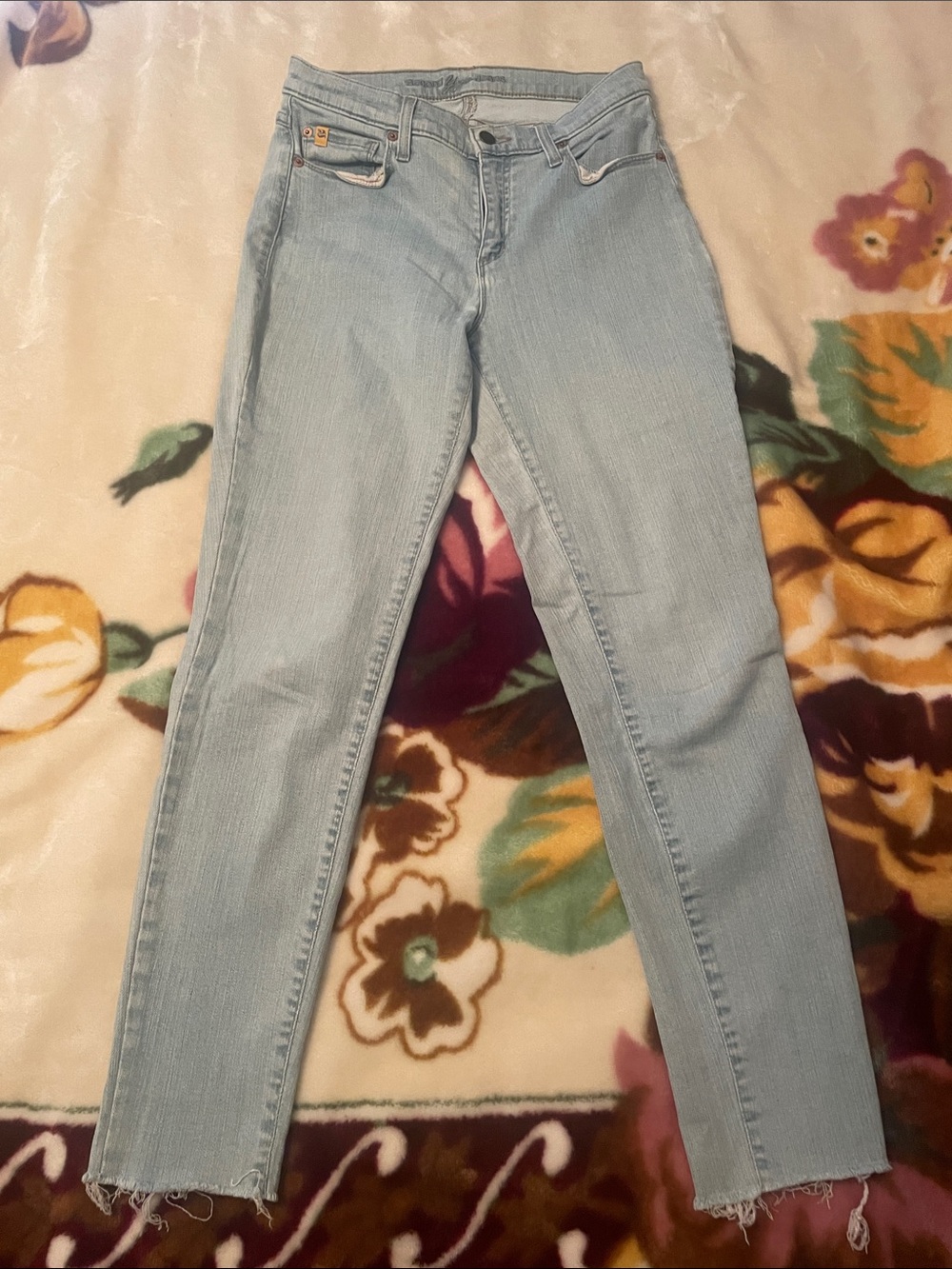 Second Yoga Jeans Light Blue Women's Skinny Jeans 28”